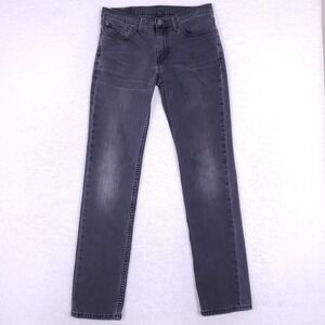 Levi's 511 Slim Fit Jeans 32x34 Grey Stretch Denim Modern Casual Wardrobe Staple